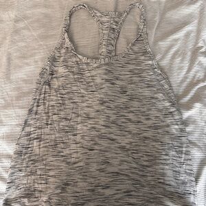 Lululemon Athletica Black and Gray Women's Tank Top